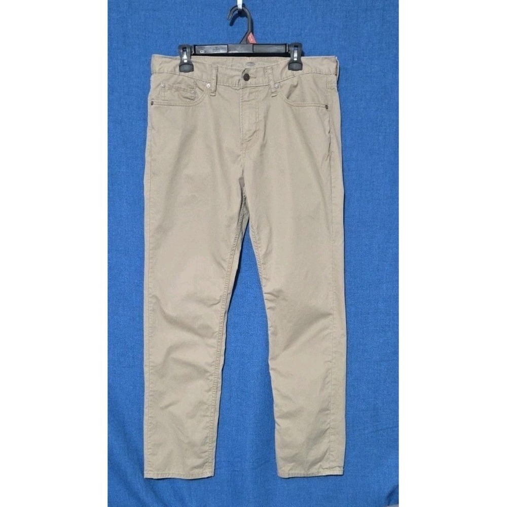 Men's Old Navy Cotton Khaki Slim Fit Pants 34×32
